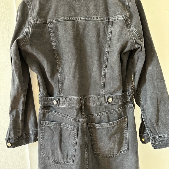 DENIM UTILITY DRESS - Picture 2 of 3